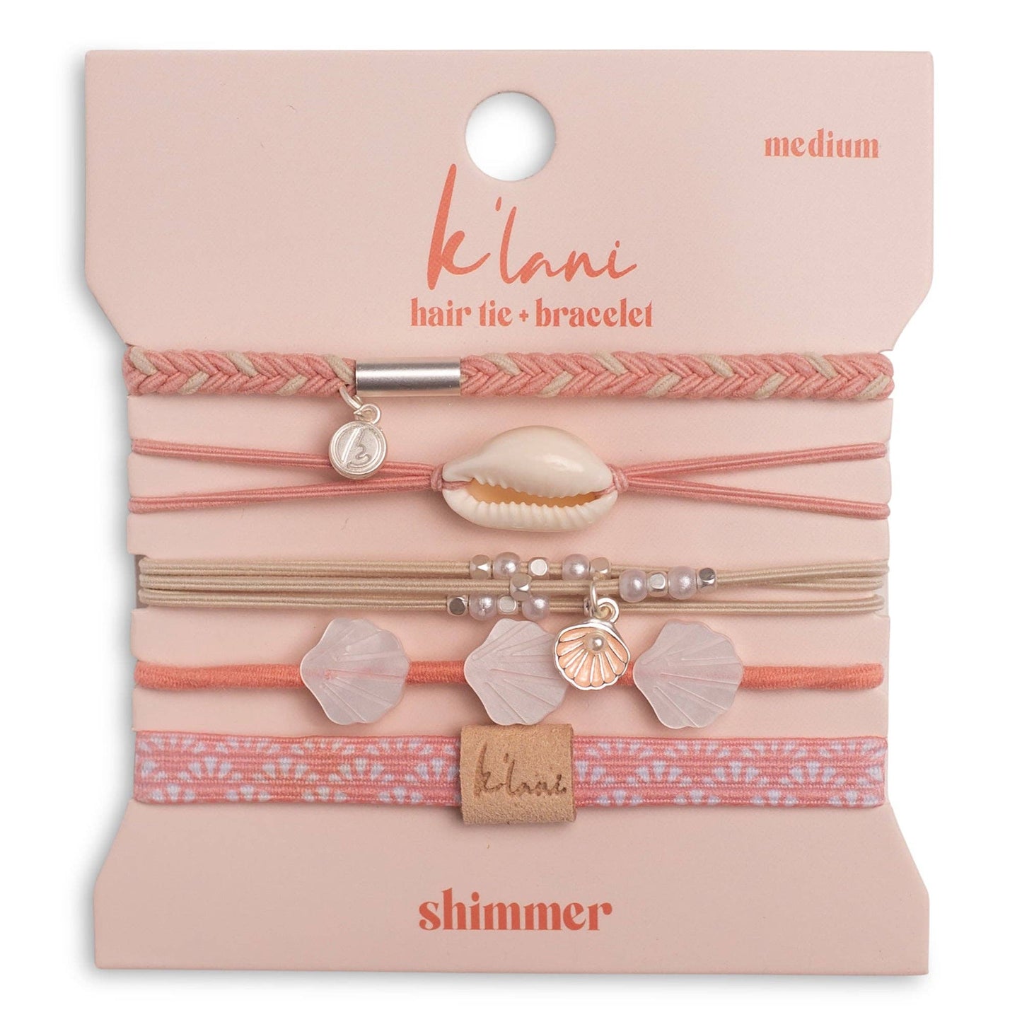 Shimmer: K'lani hair tie & bracelets RESTOCK