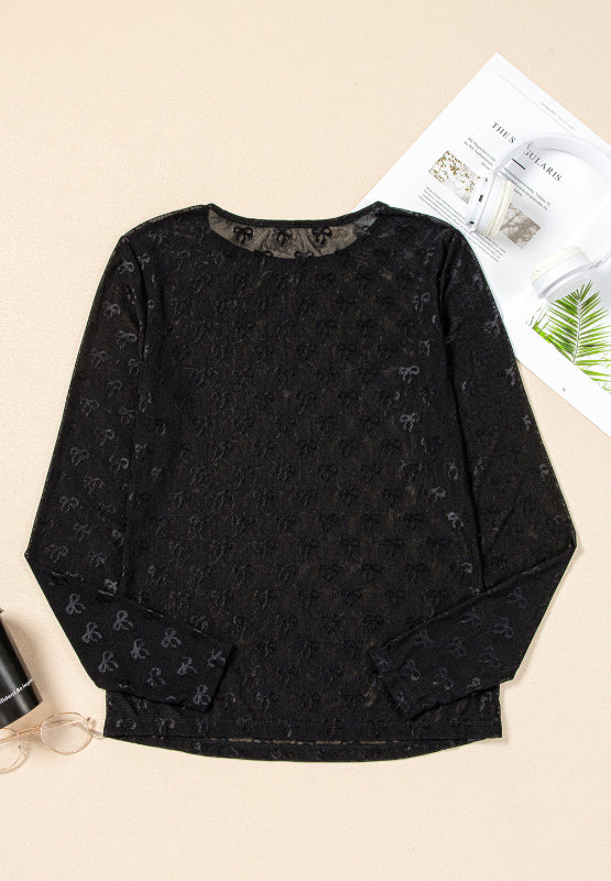 Bow Down Lace Top