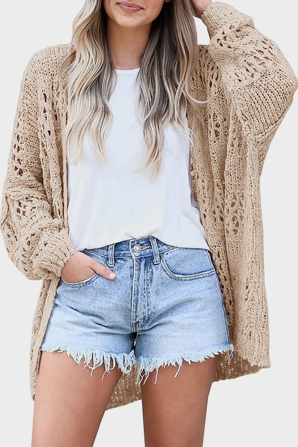 DOORBUSTER FRiday Vibes Cardigan- 6 Colors (Matcha, Black, Lavender, Sand, Cloudy Blue, Cream)