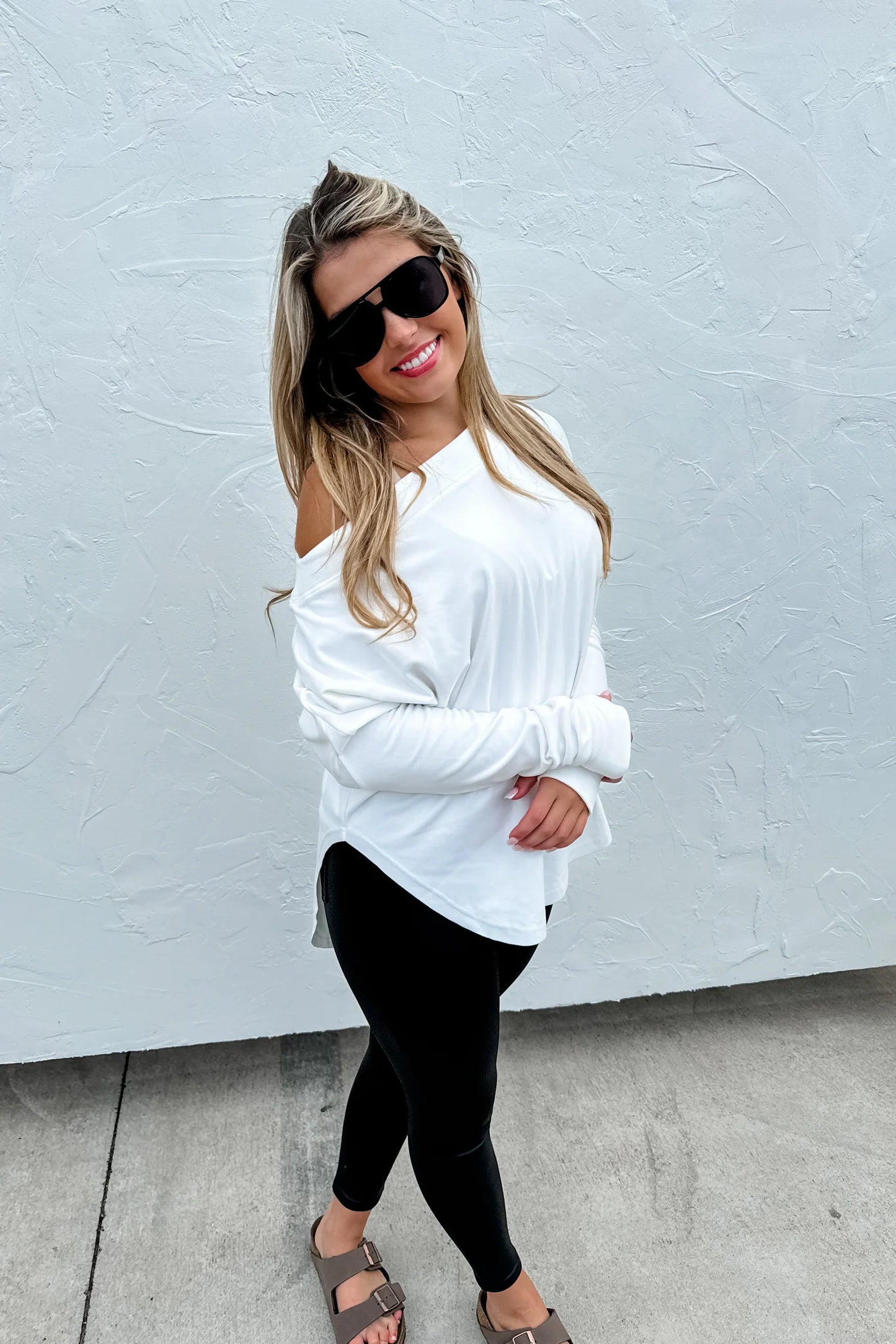 Softer Side Long Sleeve Top
- Crisp White