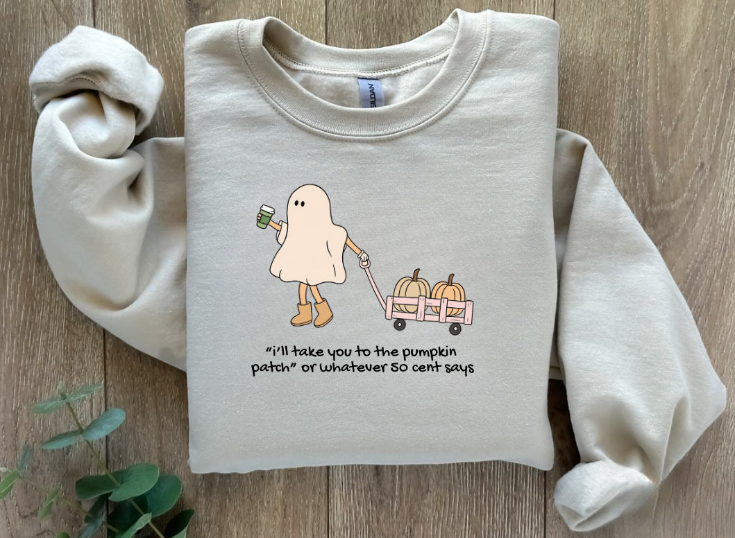 50 cent’s Pumpkin Patch Crewneck- Tan