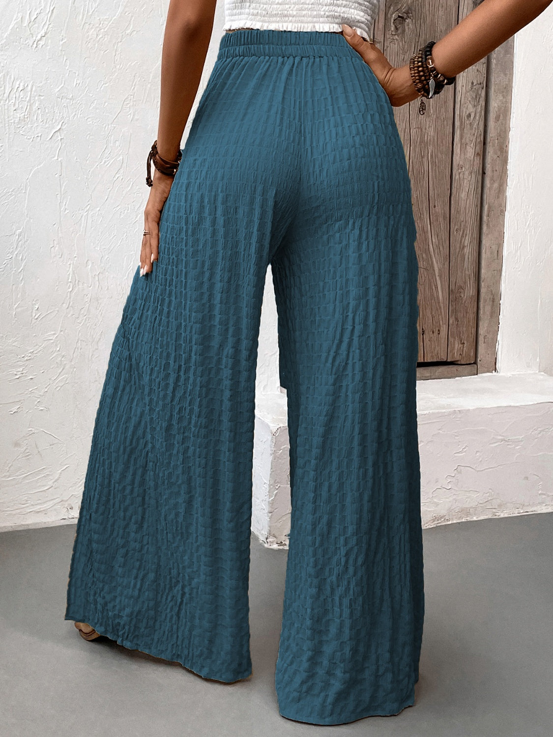 Elevate Me Wide Leg Pants- 2 Colors (Black, French Blue)