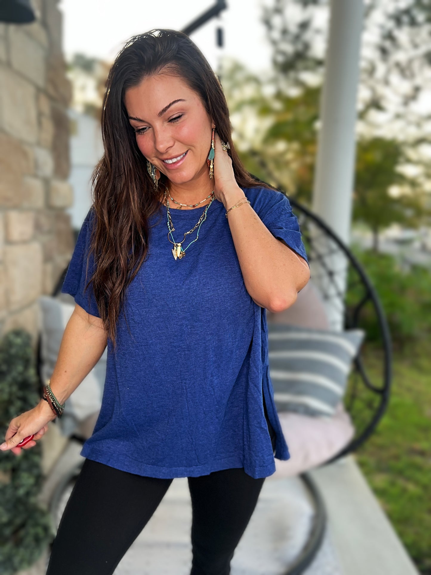 Electric Love Short Sleeve- Navy