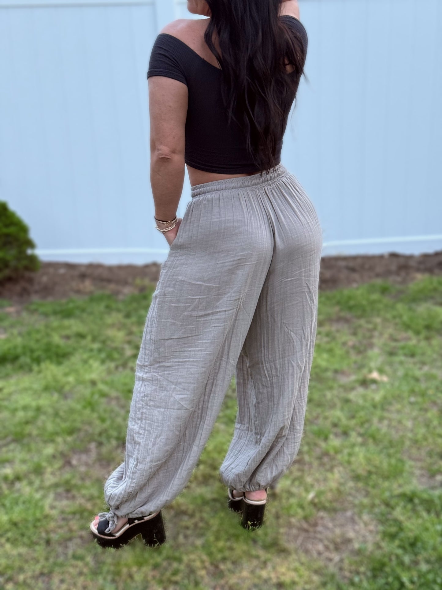 Out of the Office Cargo Pants- Driftwood 80125C