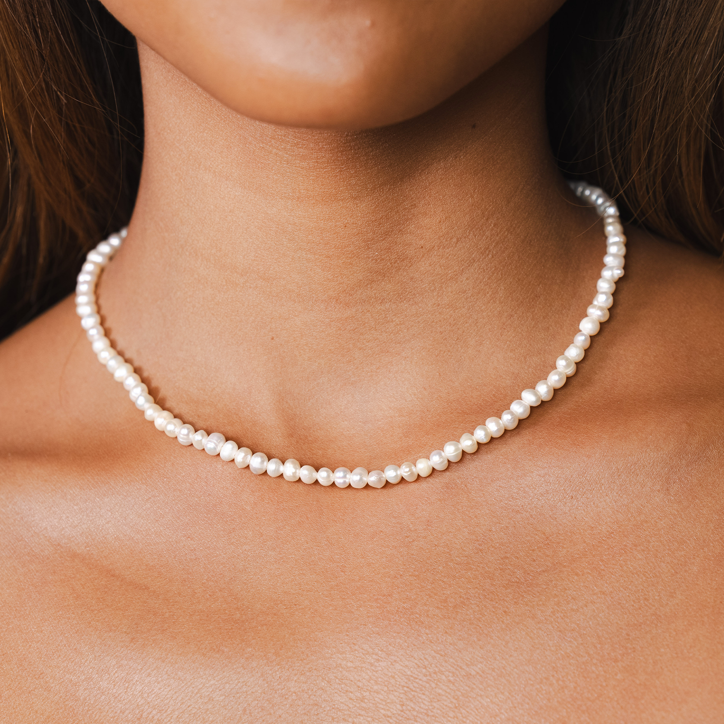 Champagne Problems Healing Pearl Necklace