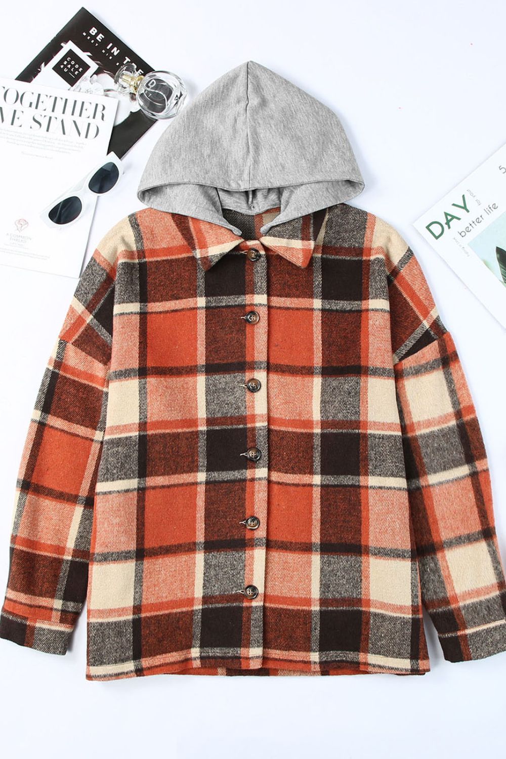 Hooded Shacket- 3 Colors