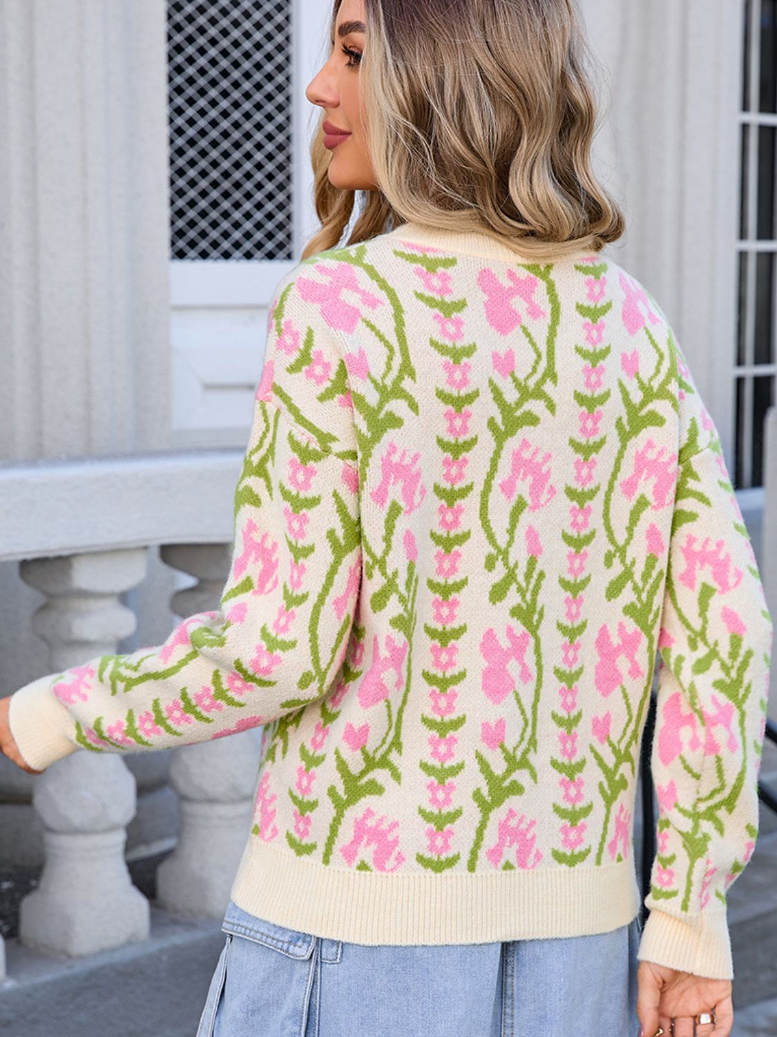 Spring is coming Sweater- 3 Colors (Pastel Yellow, Black, Scarlet)