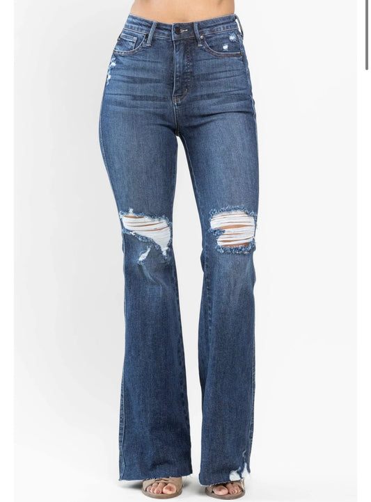 Sz 22W Tummy Control Judy Blue Jeans 88739