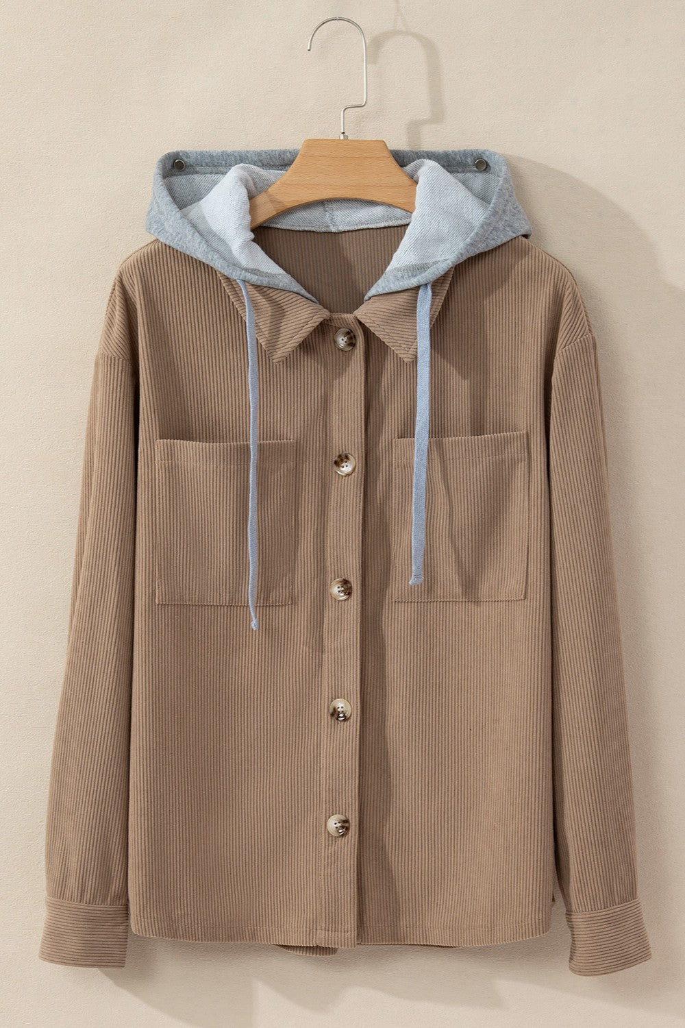 I've Got Big Plans Hooded Jacket- 7 Colors (Gray, Dark Brown, Moss, Black, Orange Red, Mocha, Blue)