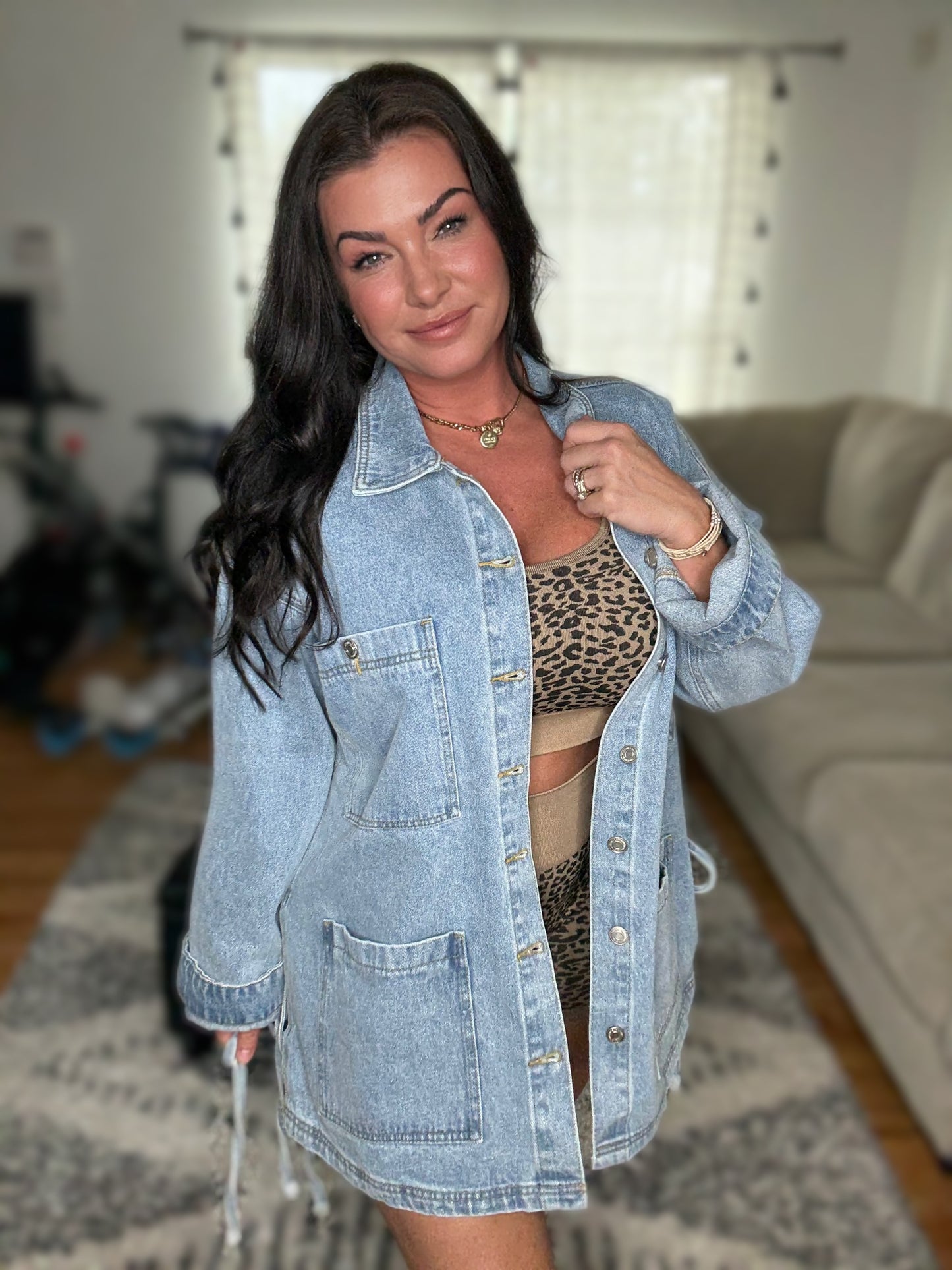 Bring it On Oversized Denim Jacket