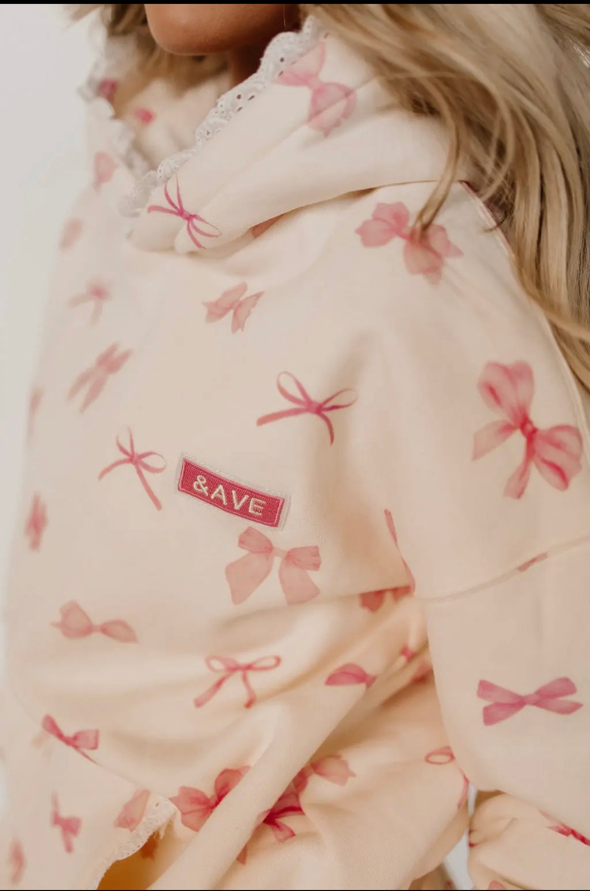 Ampersand Comfort Zone Hoodie- Pretty in Pink
