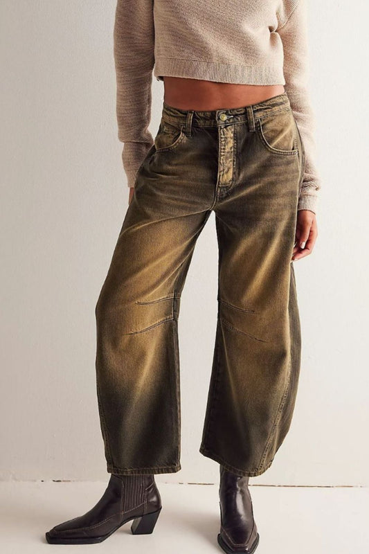 7 Colors- Wide Leg Jeans