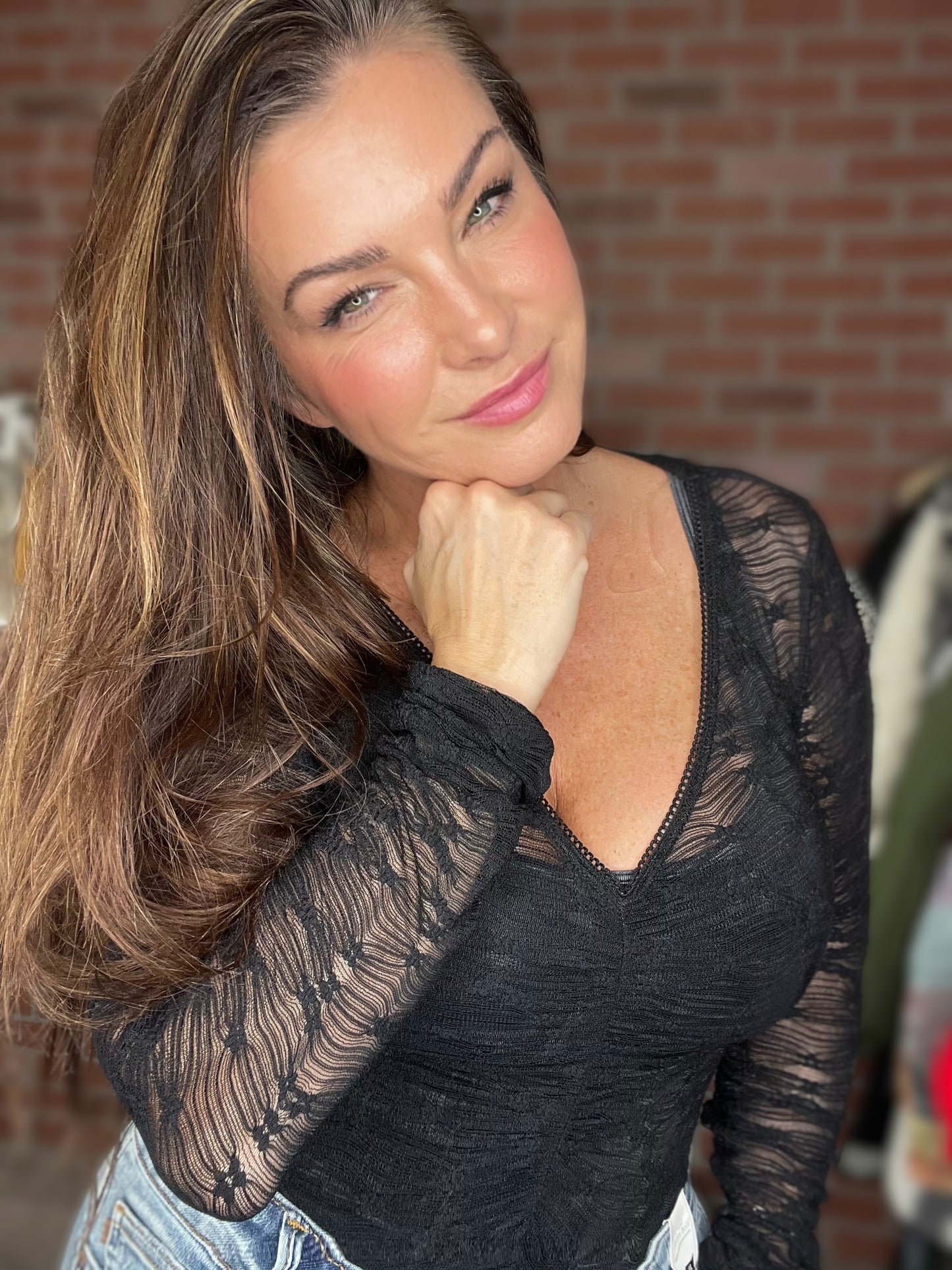 Culture Code Mesh Perspective Bodysuit