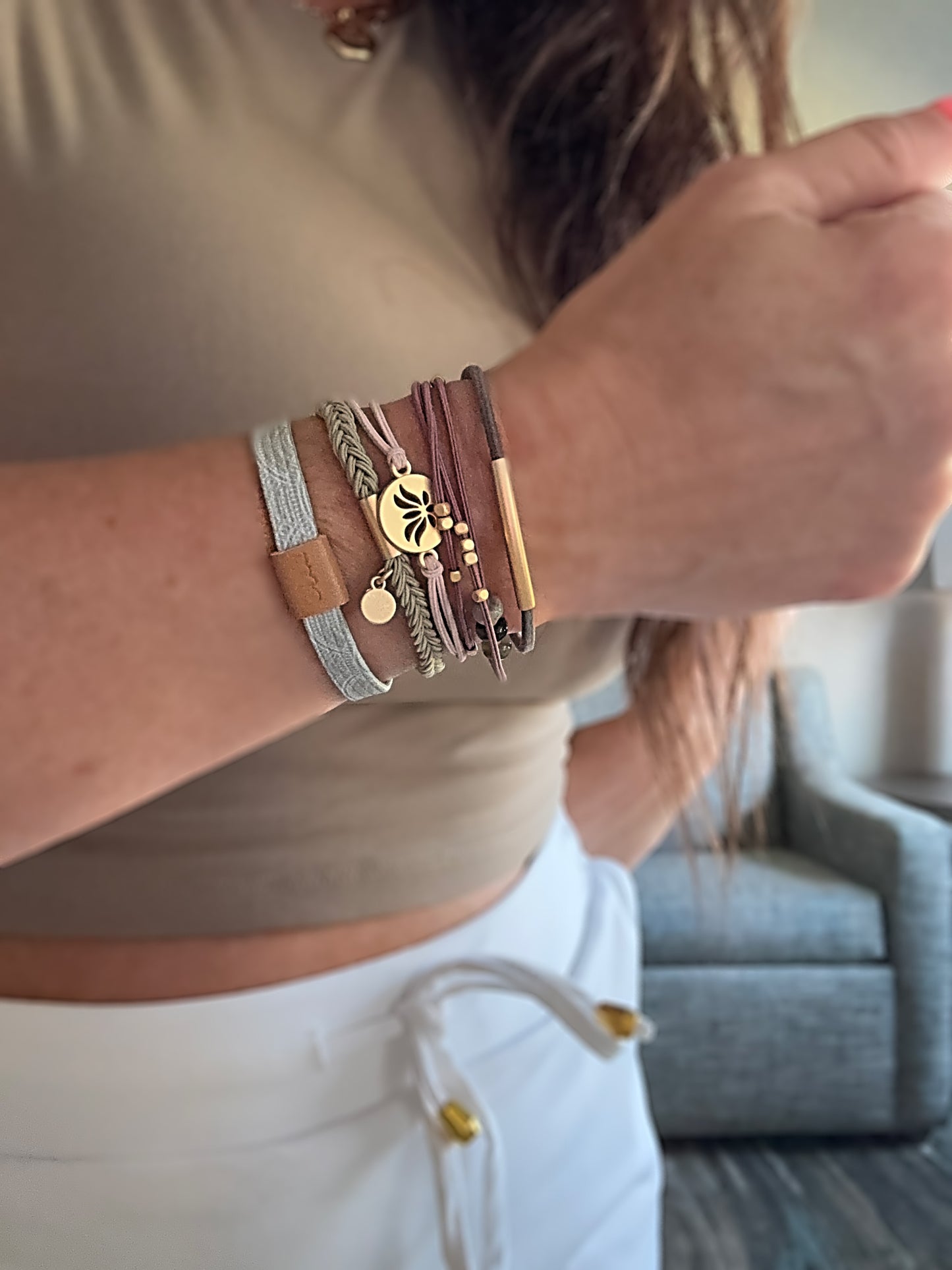 Breathe: K'lani hair tie & bracelets