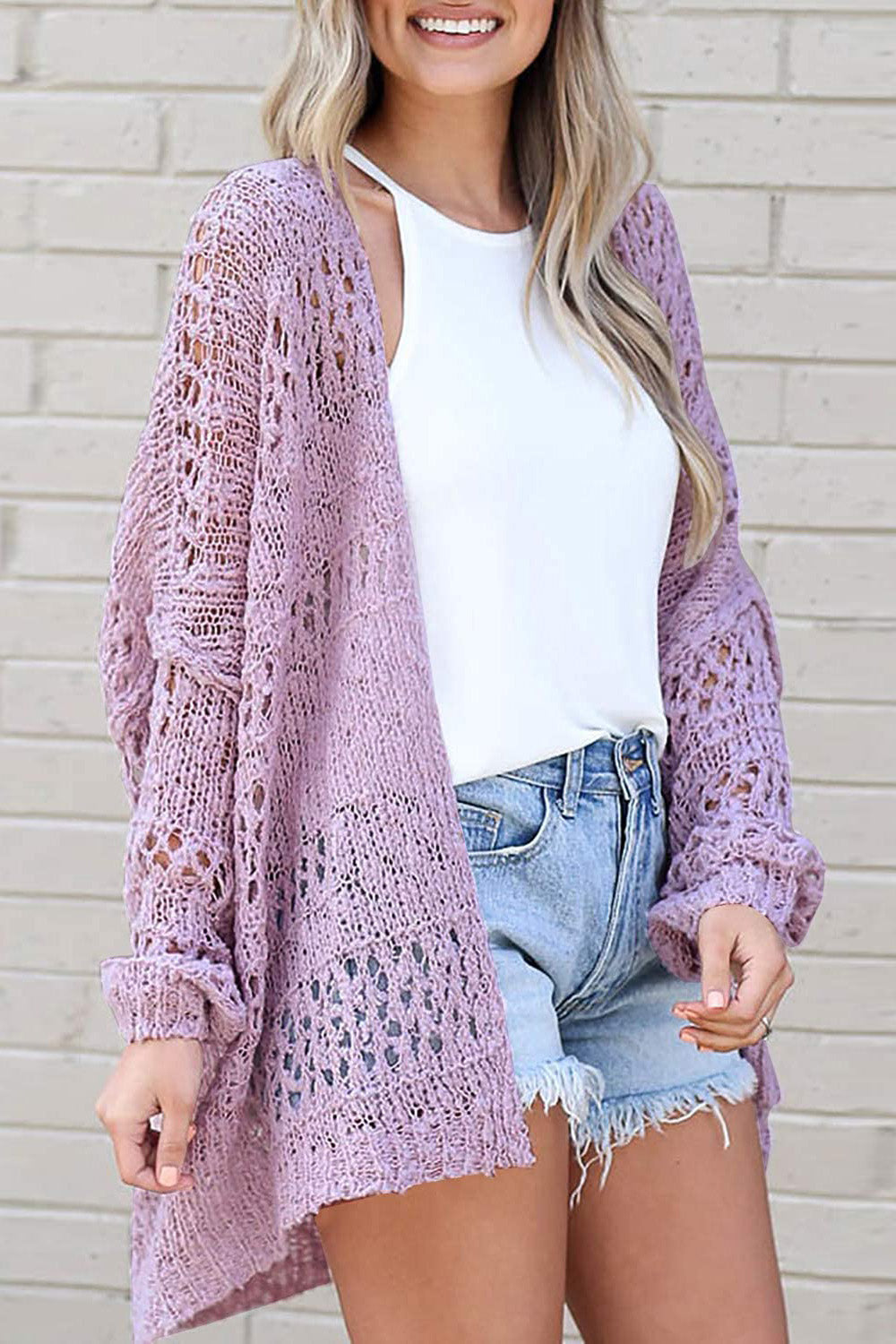 DOORBUSTER FRiday Vibes Cardigan- 6 Colors (Matcha, Black, Lavender, Sand, Cloudy Blue, Cream)