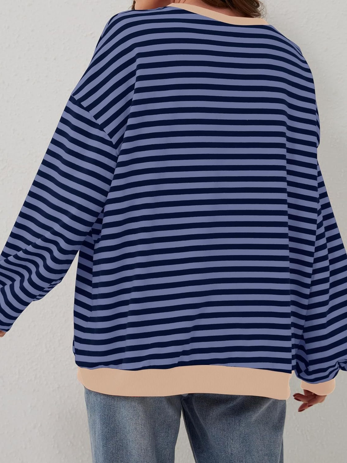 12 Colors- Lovelet Striped Sweatshirt