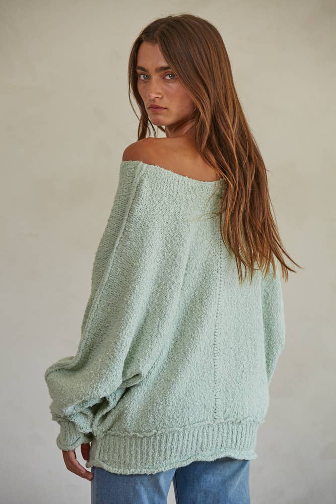 Free Cove Sweater - Caribbean Mint