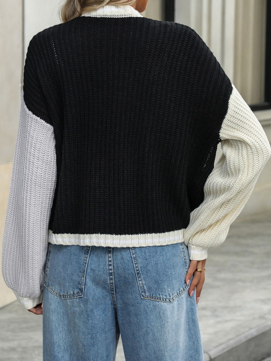 Sweet Parisian Sweater- 4 Colors (Watermelon Pink, Purple, Black, Grey)