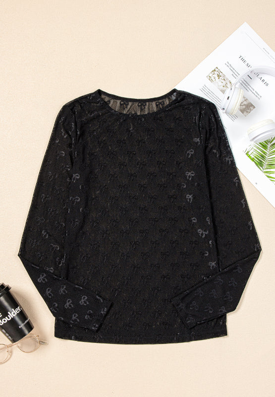 Bow Down Lace Top