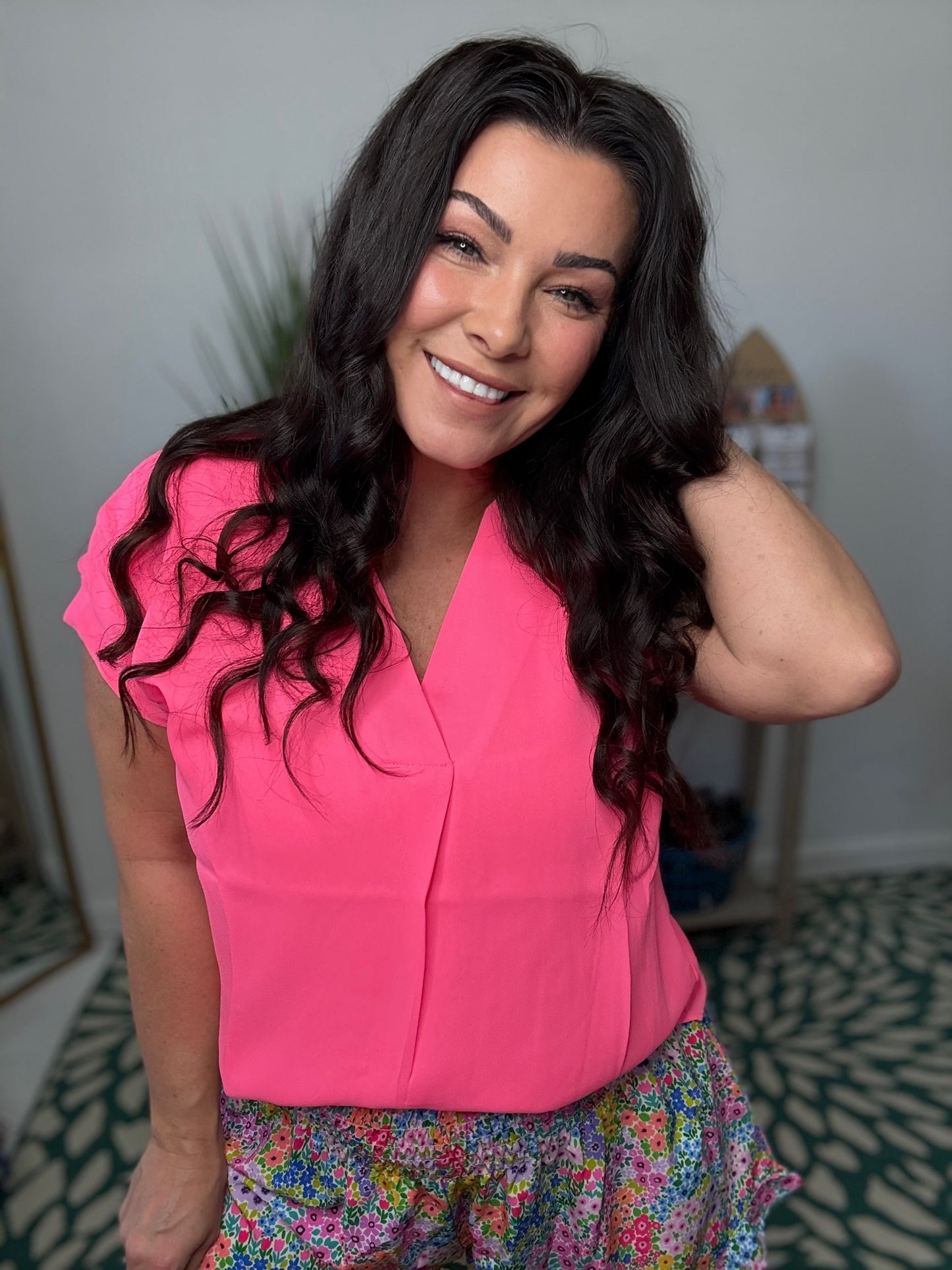 Do what I want Summer Top- Hot pink WHIT27