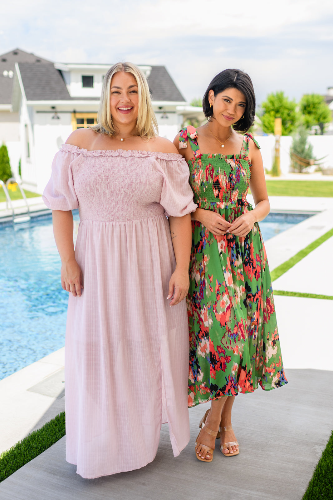 A Little While Longer Dress- Green