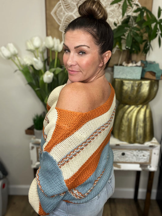 Warms My Soul Sweater- 4 Colors (Ginger, Grey, Hot Pink, Khaki)