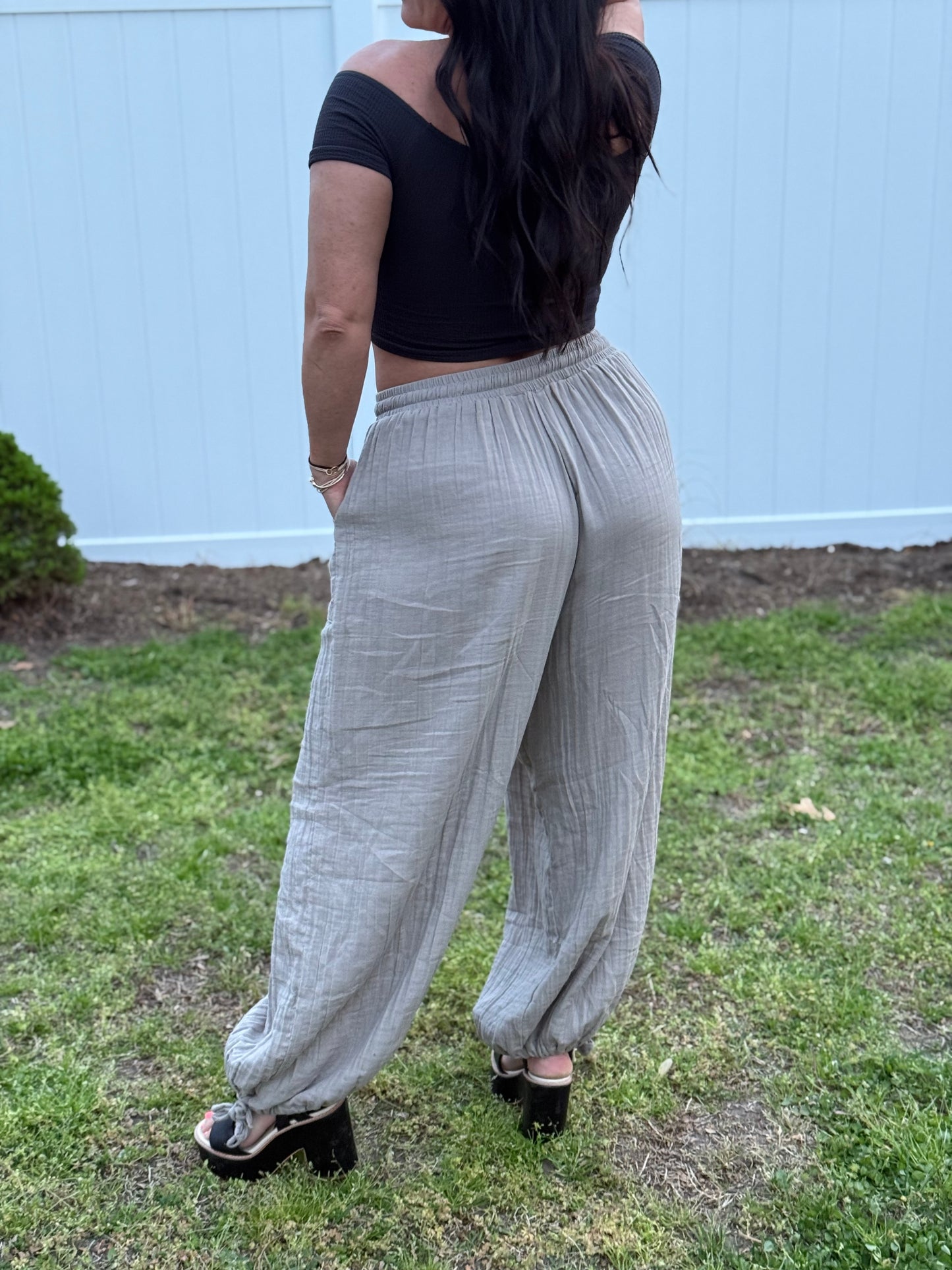 Out of the Office Cargo Pants- Driftwood 80125C