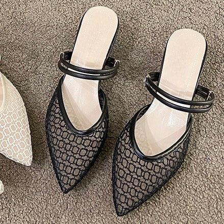 Dress Me Up Heel- 2 Colors (Ivory, Black)