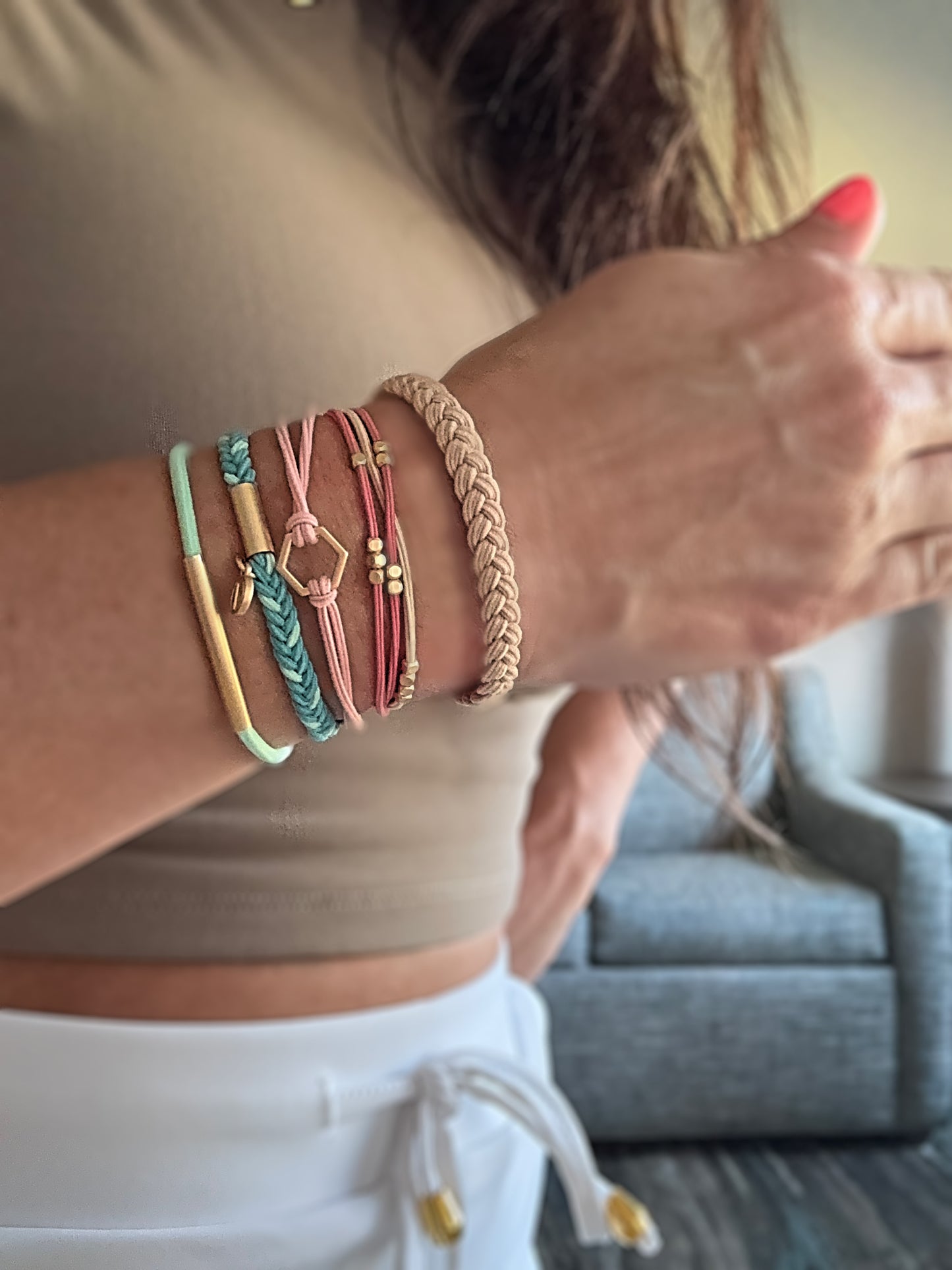 Live: K'lani hair tie & bracelets