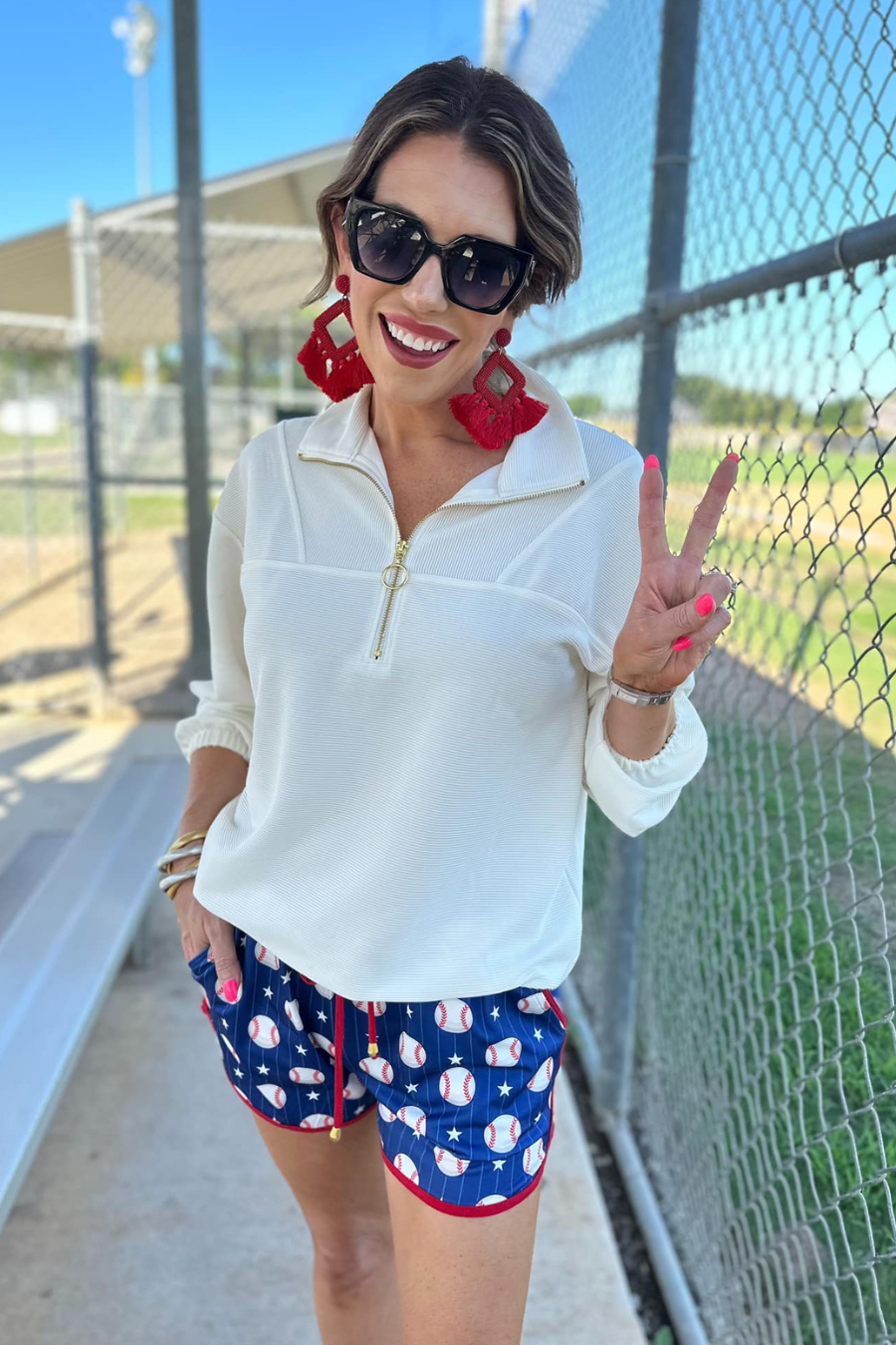 PREORDER-Out Of Your League Baseball Drawstring Everyday Shorts