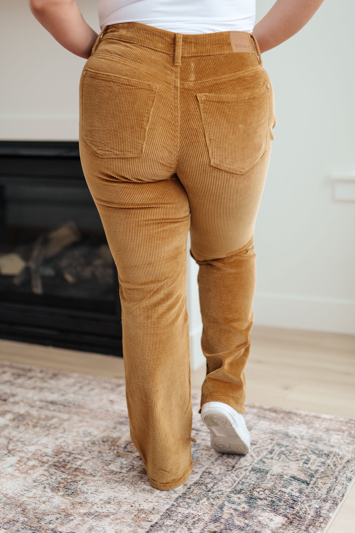 The Dulaney- Camel Bootcut Corduroy Judy Blue Pants