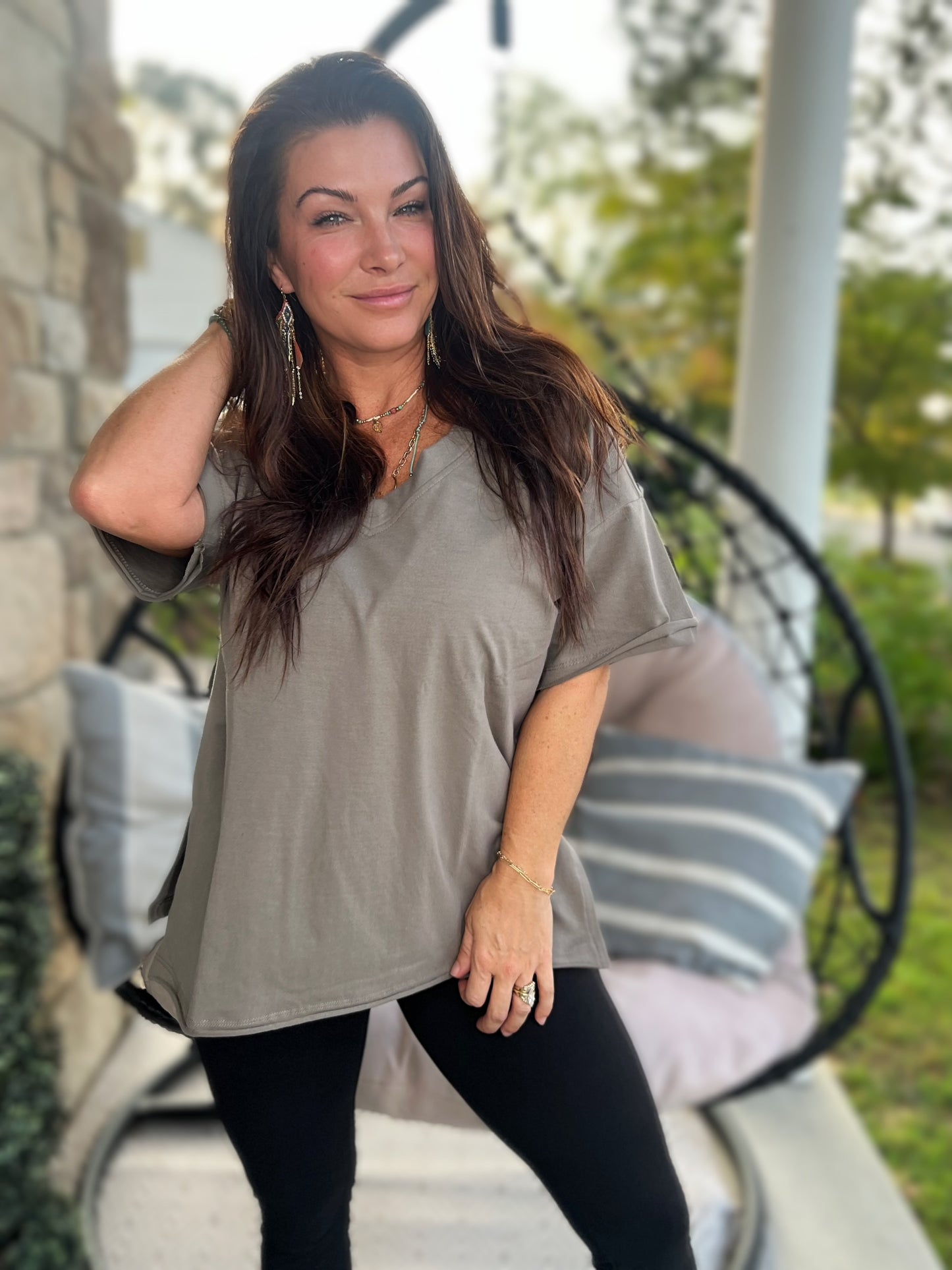 Cozy Weekend Vibes- Smoky Olive