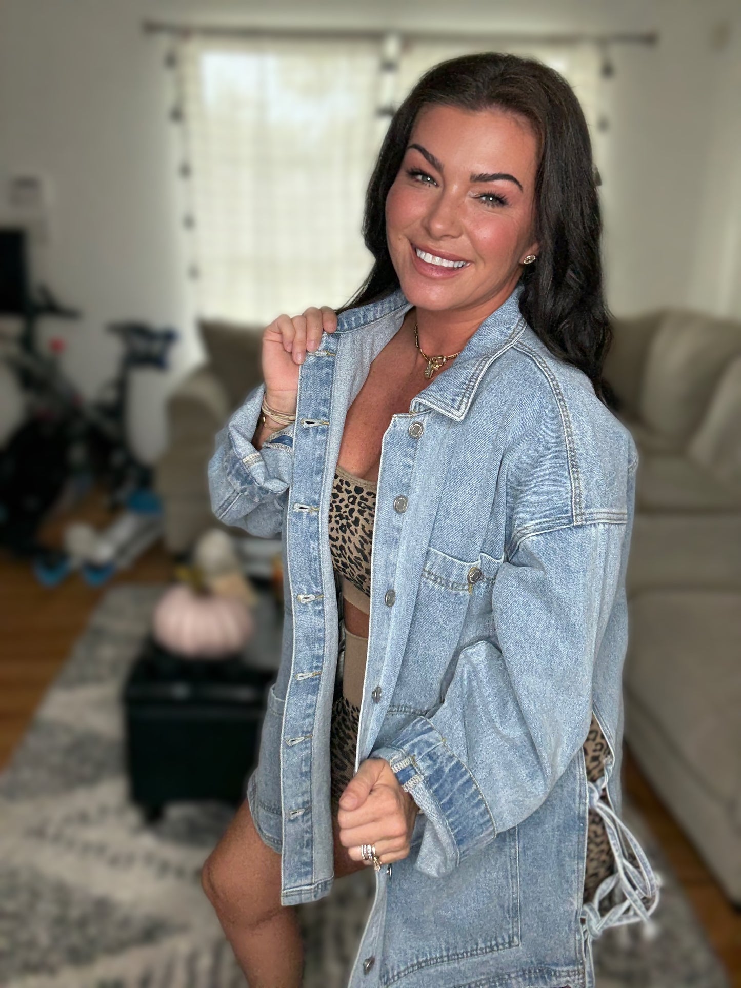 Bring it On Oversized Denim Jacket