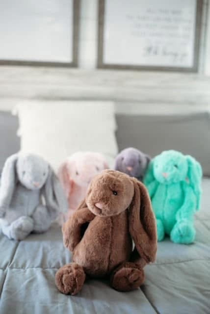 Swanky Plush Bunny- Brown