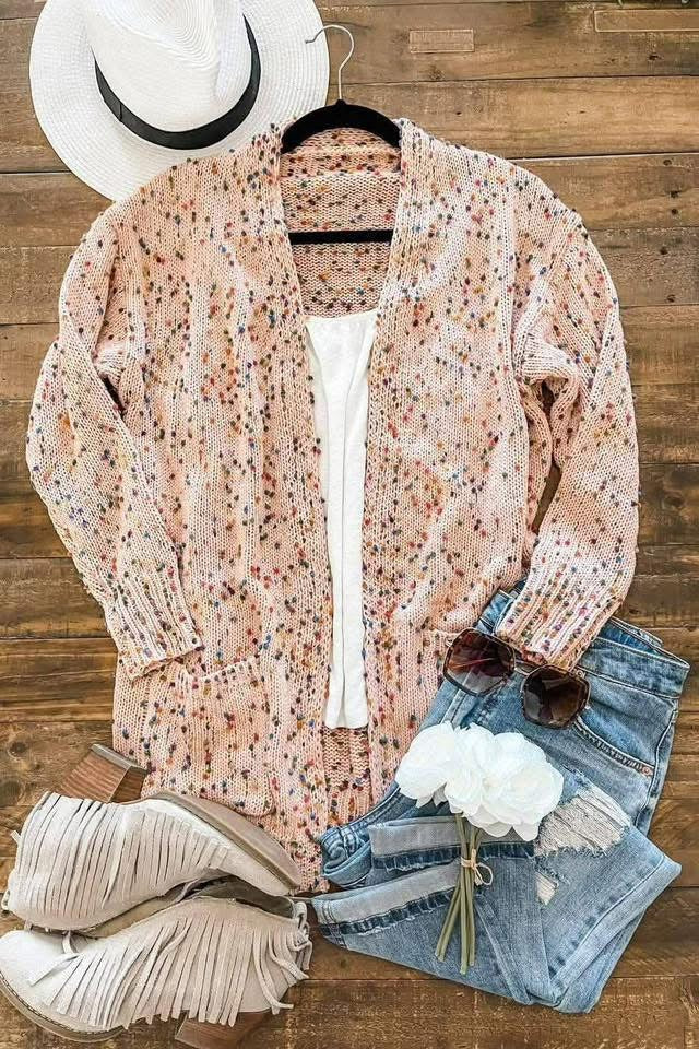Coziest Fall Cardigan- Winter Sands BB442