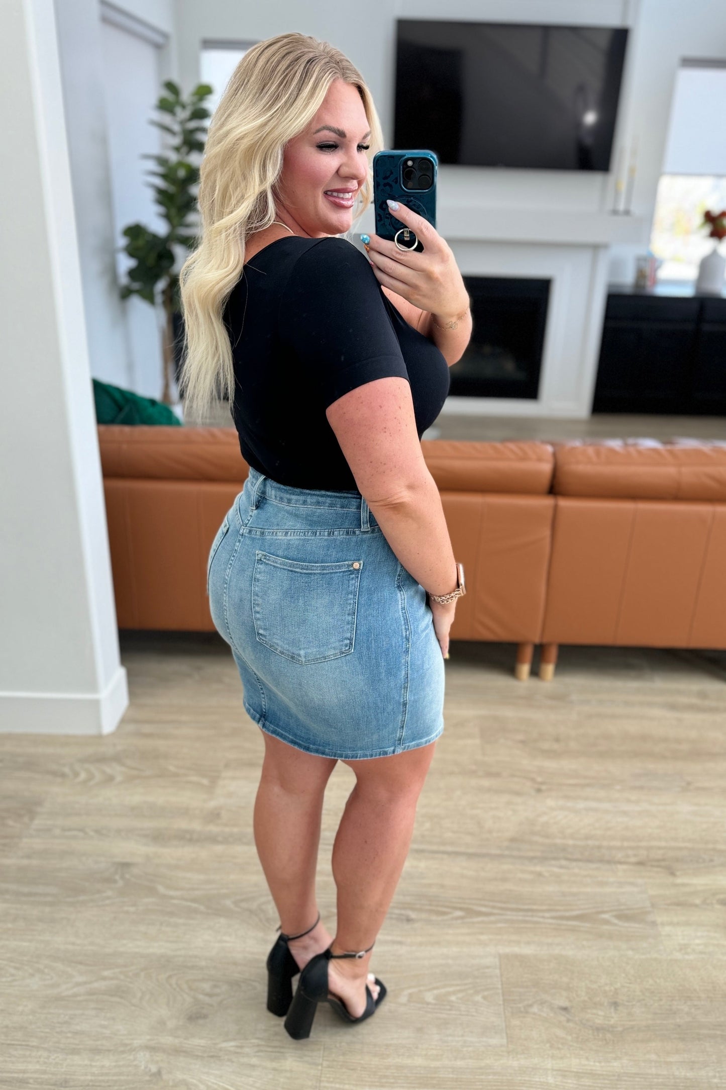The Gypsy- Judy Blue Tummy Control Skirt