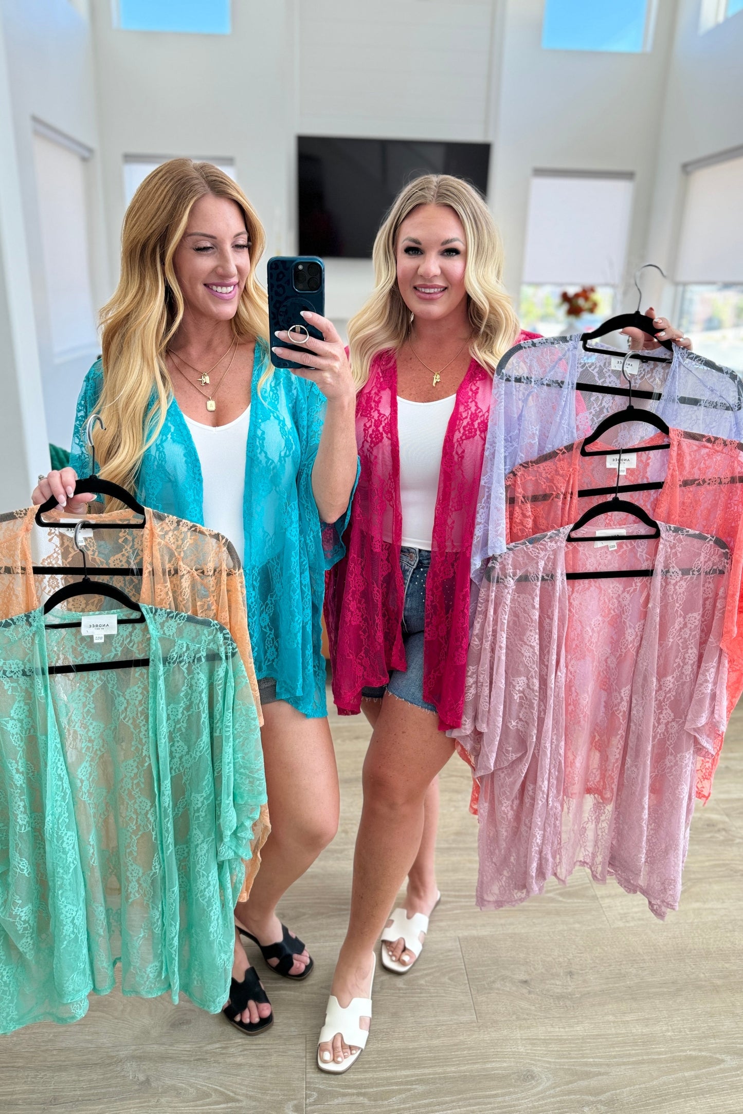 Good Days in Summer Lace Kimono- Mauve