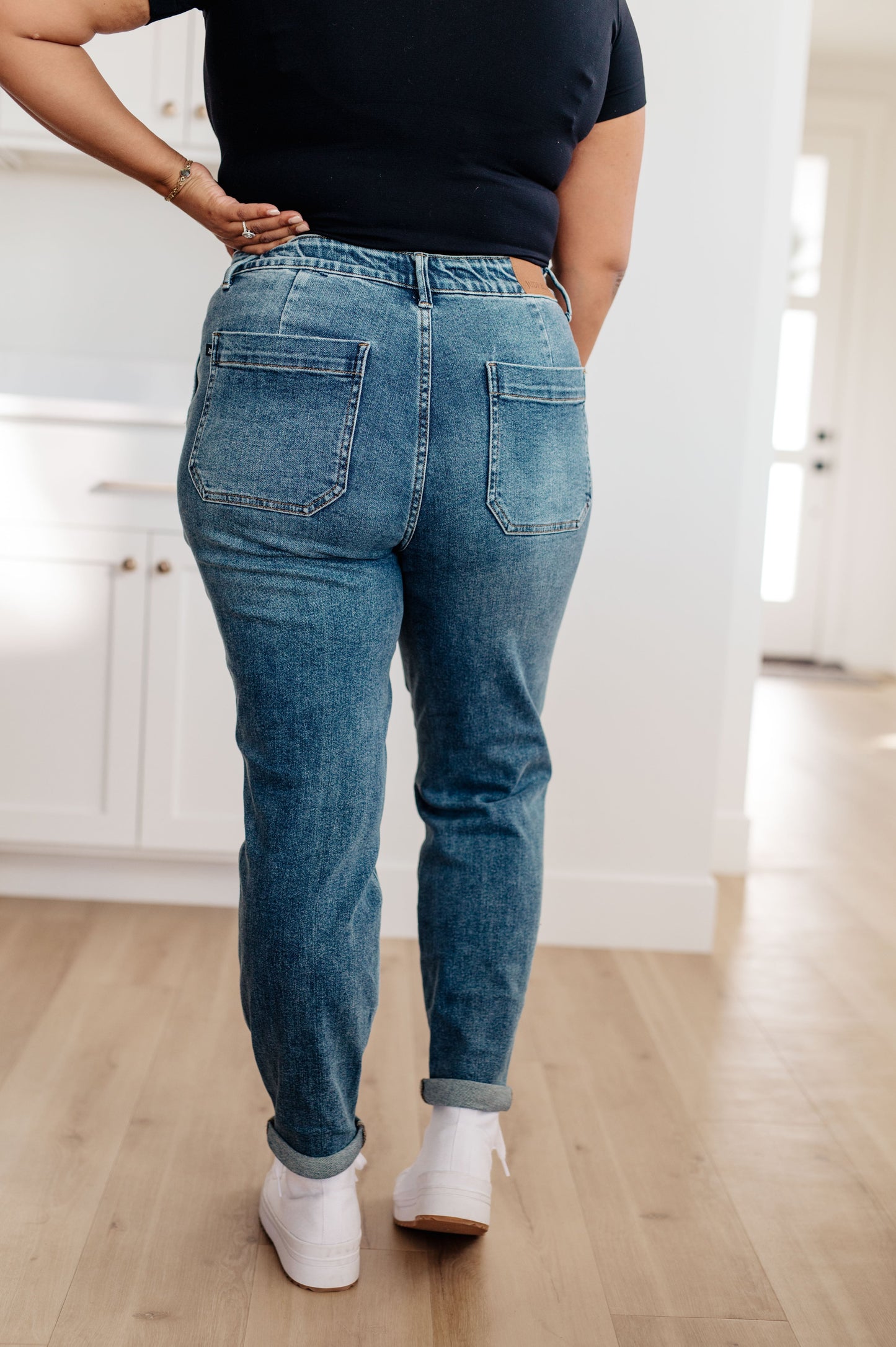 Sz3 Muller-Judy Blue Joggers- fits a sz 5