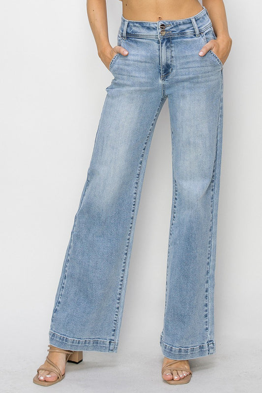 RISEN Double button Trouser Jeans RDP5765