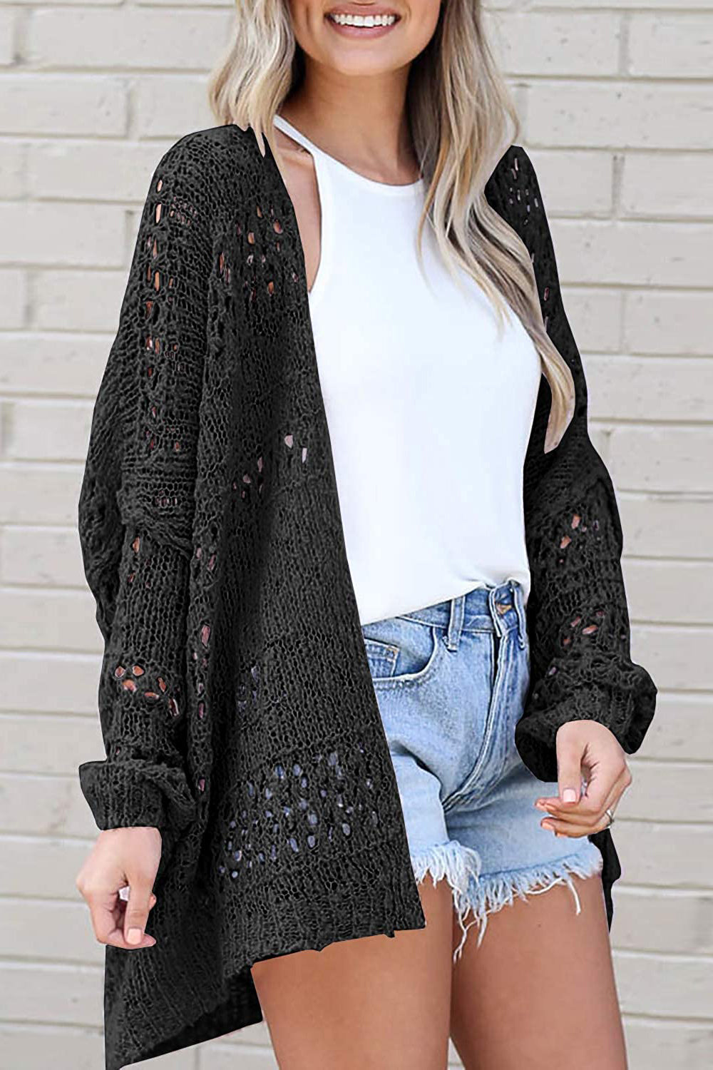 DOORBUSTER FRiday Vibes Cardigan- 6 Colors (Matcha, Black, Lavender, Sand, Cloudy Blue, Cream)