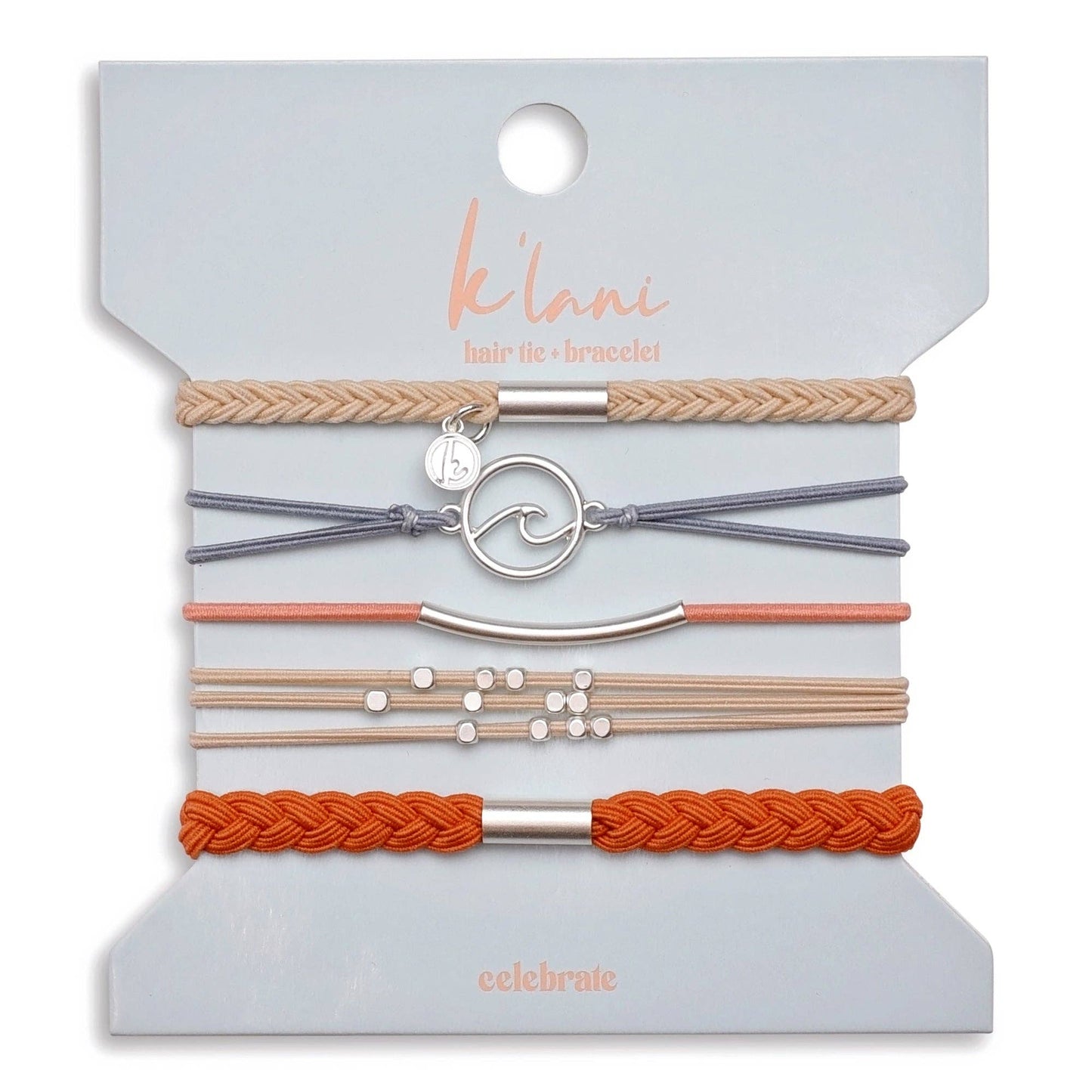 Celebrate: K'lani hair tie & bracelets