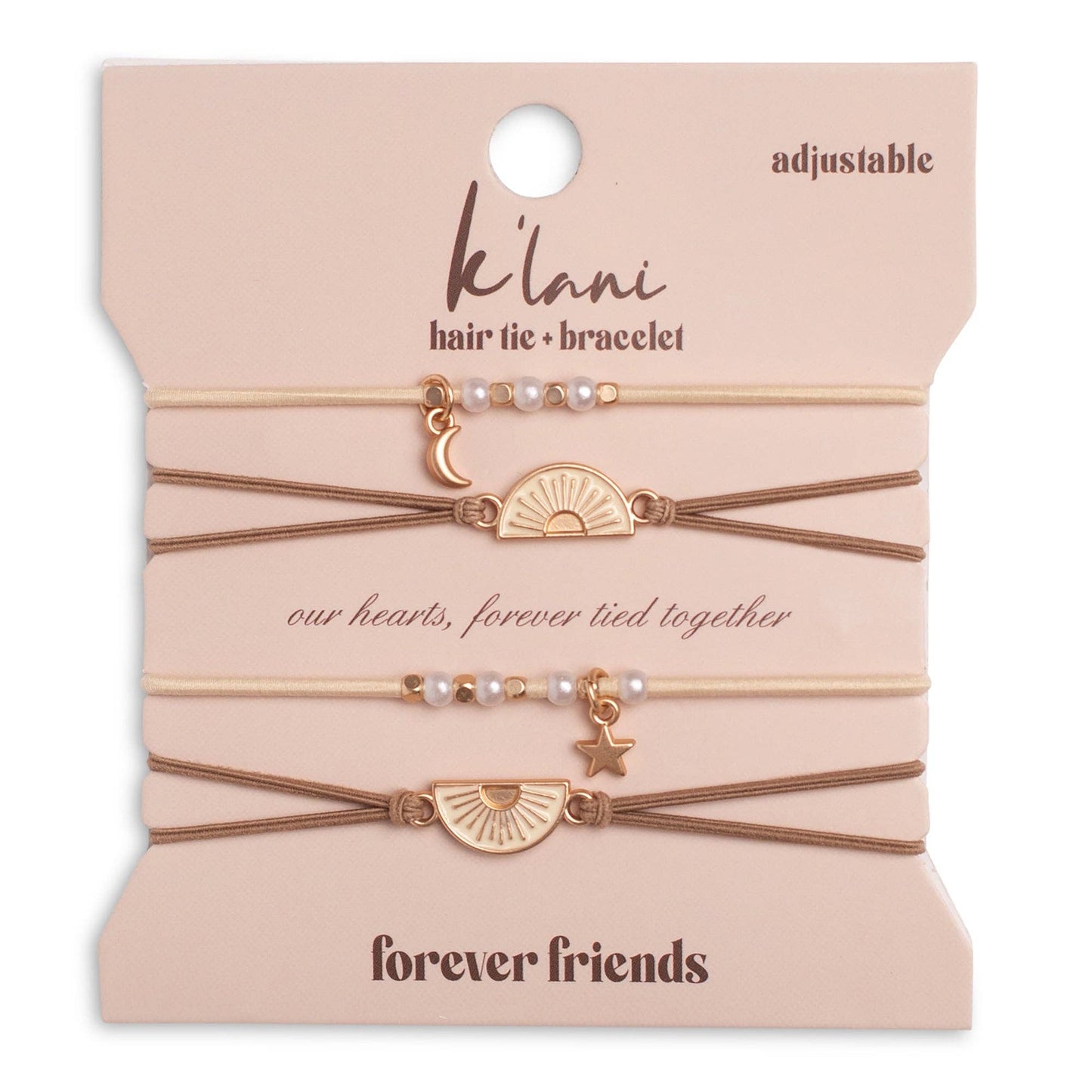 K'Lani Hair Tie Bracelets: Forever Friends