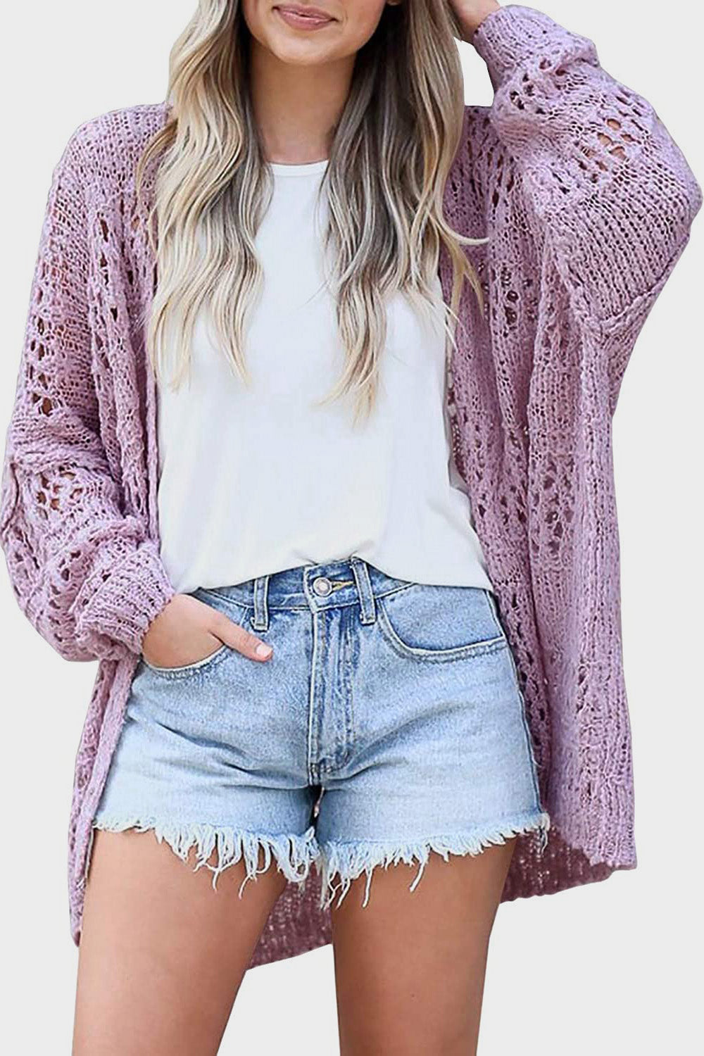 DOORBUSTER FRiday Vibes Cardigan- 6 Colors (Matcha, Black, Lavender, Sand, Cloudy Blue, Cream)