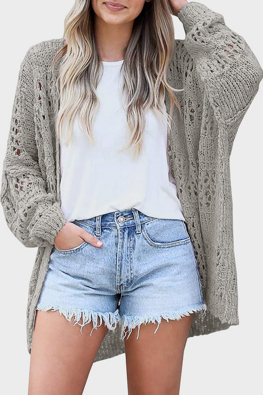 DOORBUSTER FRiday Vibes Cardigan- 6 Colors (Matcha, Black, Lavender, Sand, Cloudy Blue, Cream)