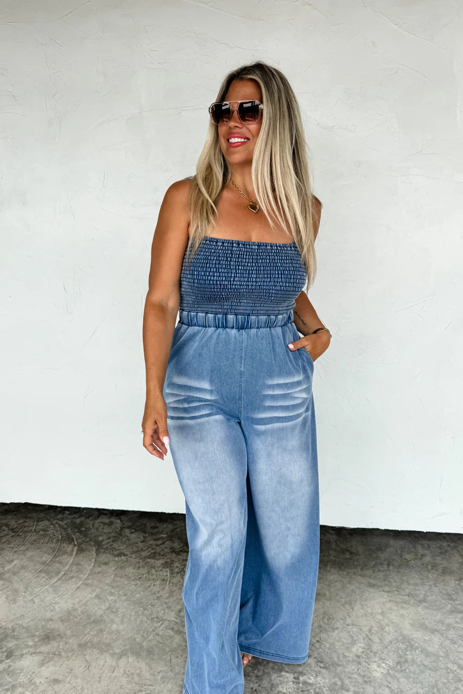 Summer's Best Denim Romper