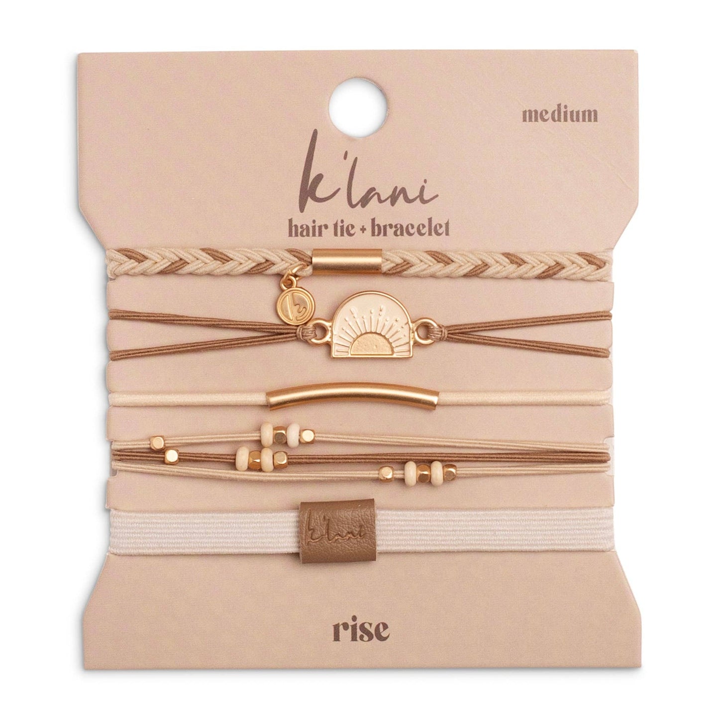 Rise: K'lani hair tie & bracelets