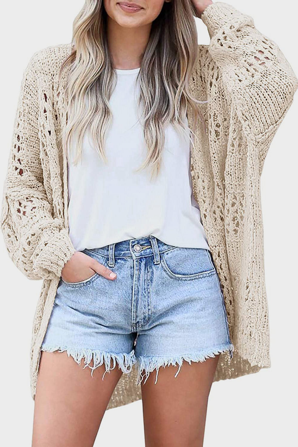DOORBUSTER FRiday Vibes Cardigan- 6 Colors (Matcha, Black, Lavender, Sand, Cloudy Blue, Cream)