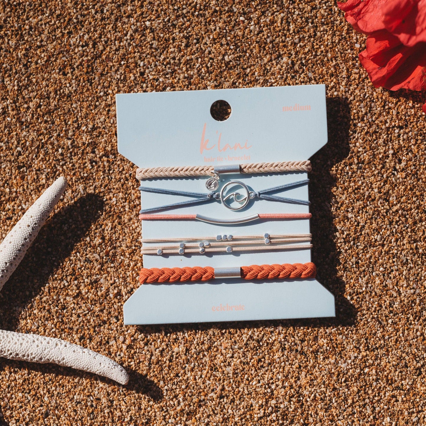 Celebrate: K'lani hair tie & bracelets