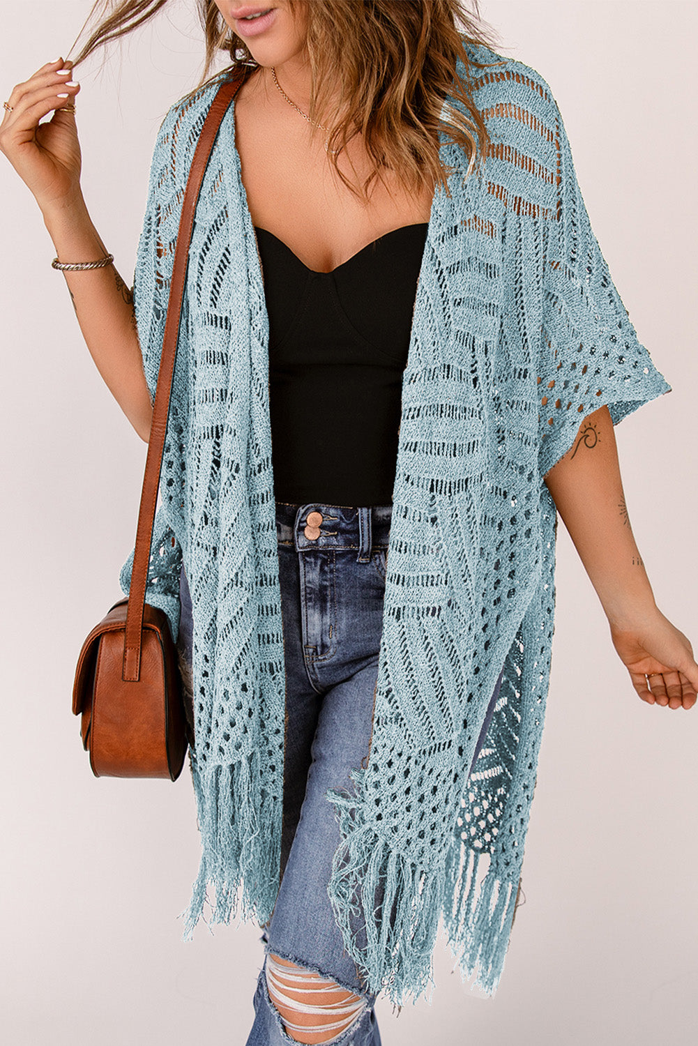 Somewhere on the Beach Cardigan- 5 Colors (White, Misty Blue, Navy, Lavender, Green)