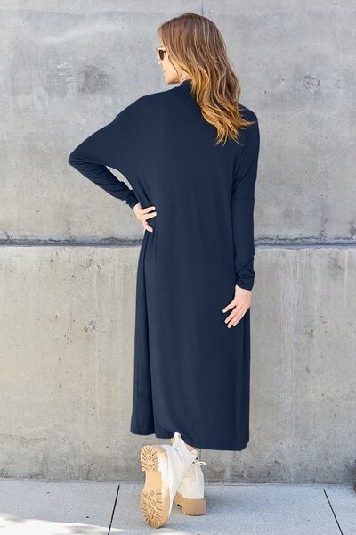 Everyday Life Cardigan- 5 Colors (Black, Chestnut, Navy, Blue, Mocha)